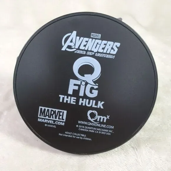 The Hulk Q Fig Marvel Avengers Age Of Ultron Action Figure On Stand 2016 Qmx - Picture 6 of 7
